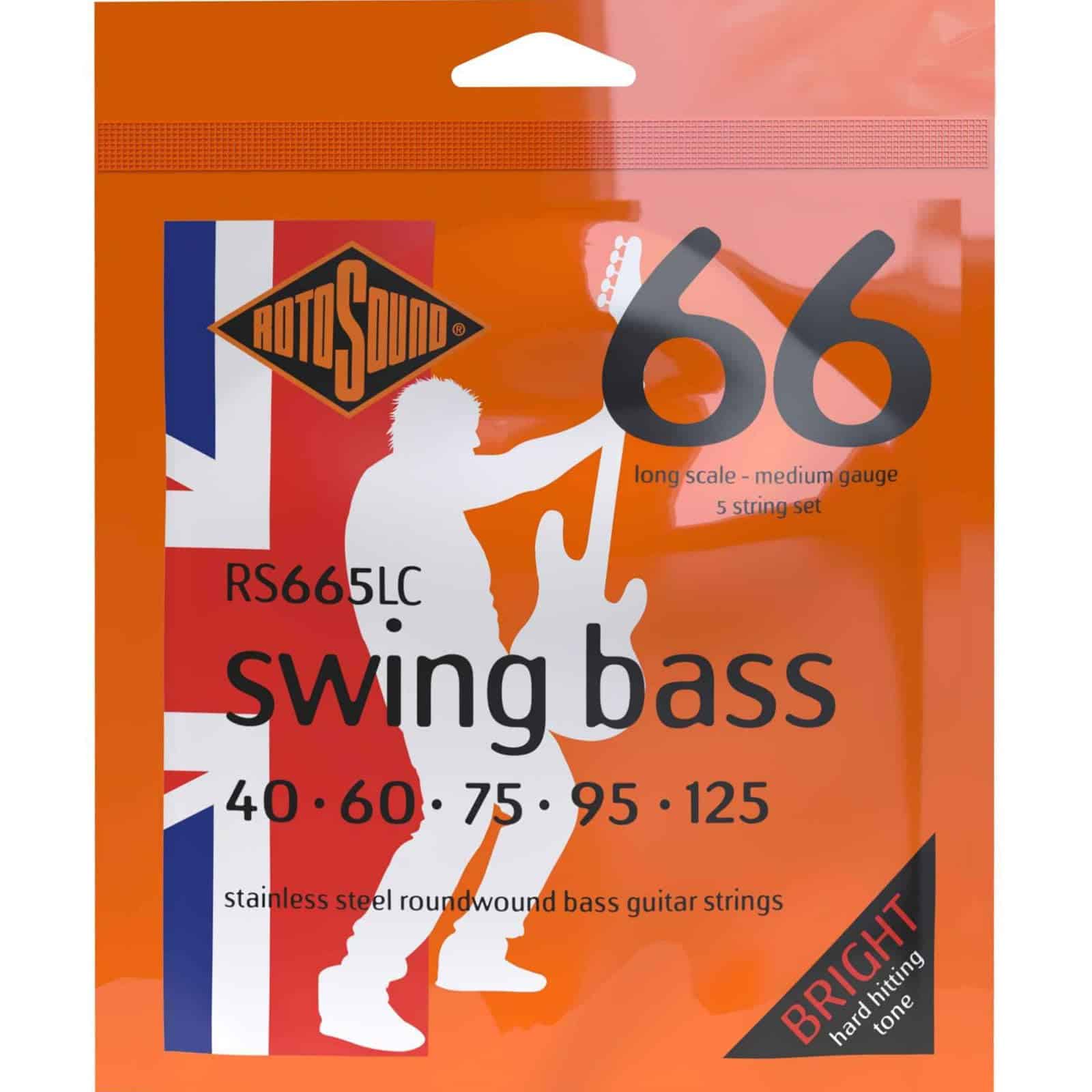 Cuerdas para Bajo Rotosound RS665LC Swing Bass 66 de Acero
