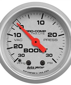 Medidor de Vacío y Presión Mecánico Auto Meter 4303