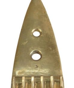 Placa final de latón para sitar