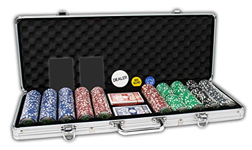 Juego Profesional de 500 Fichas de Poker de 11.5 gramos