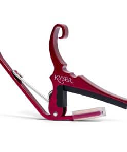 Kyser Quick-Change Guitar Capo para guitarras -Rojo Rubí