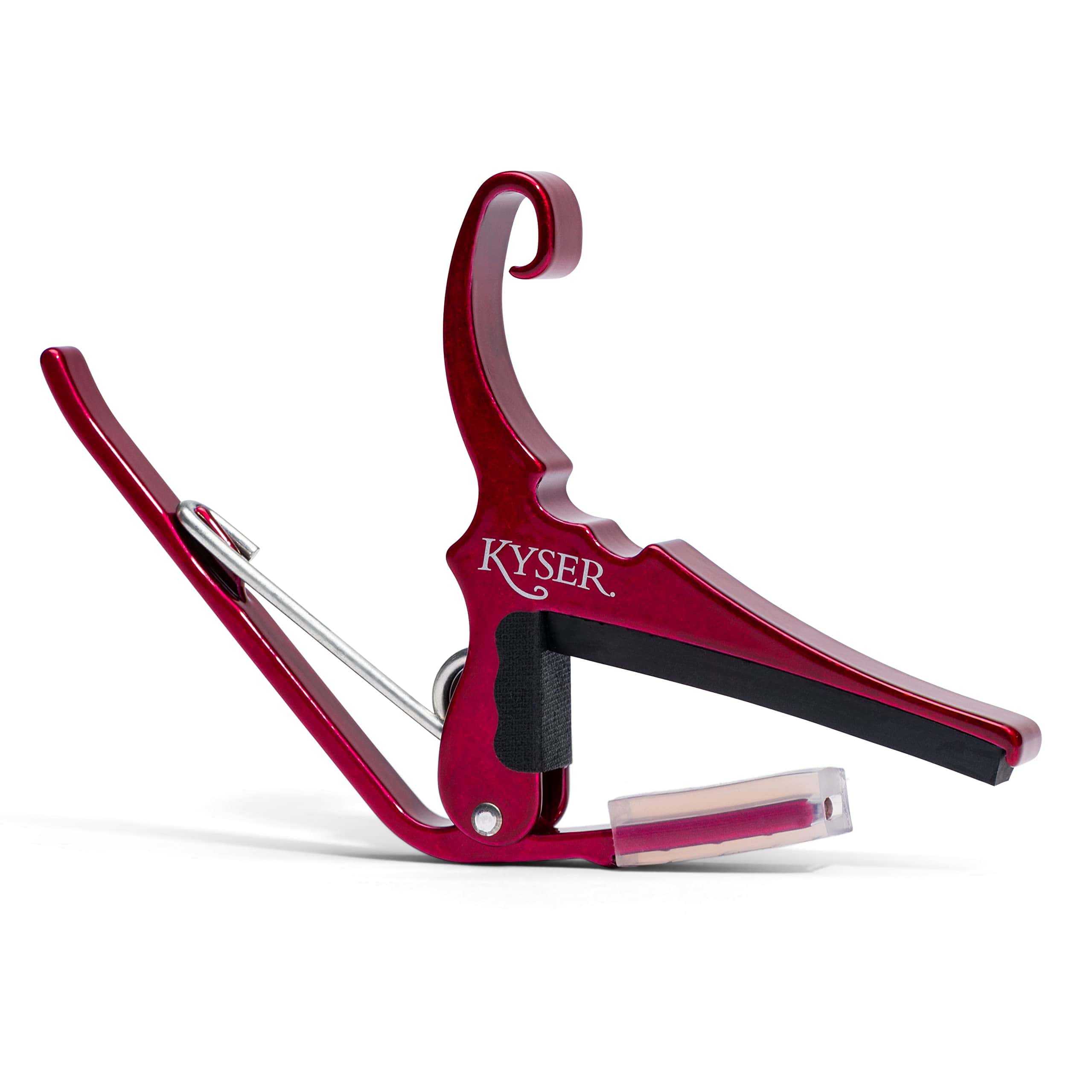 Kyser Quick-Change Guitar Capo para guitarras -Rojo Rubí