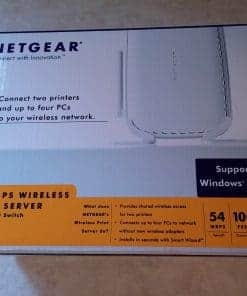 Servidor de Impresión NETGEAR WGPS606 802.11g con Switch de