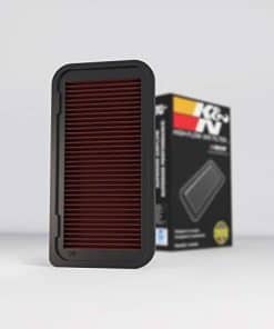 Filtro de aire del motor K&N: Reutilizable, Limpieza cada