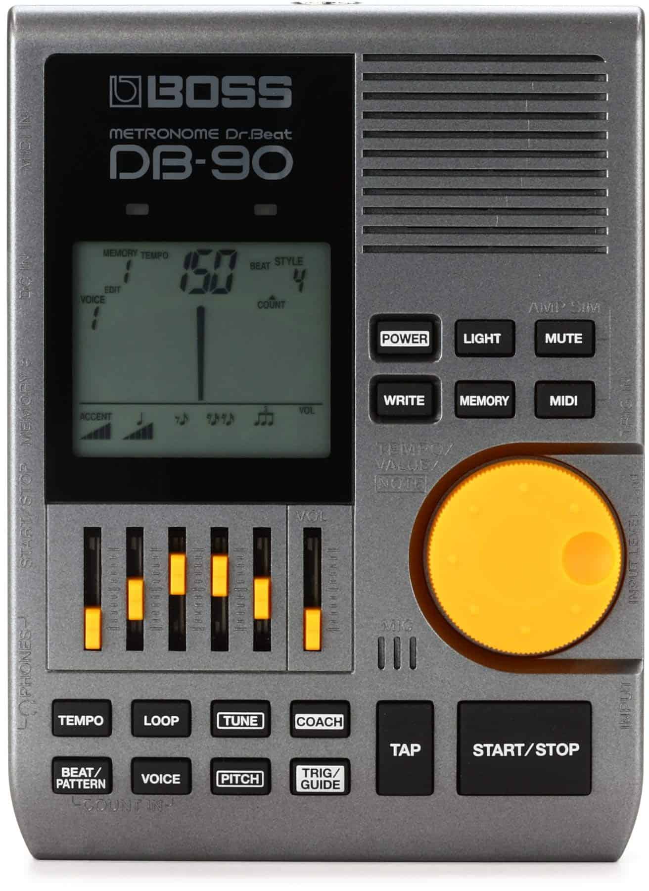 Metrónomo Boss DB-90 Dr. Beat con Tap Tempo