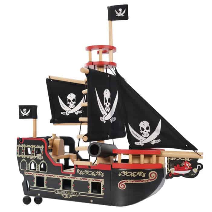 Set de Barco Pirata Barbarossa de Le Toy Van Juguetes - Imagen 5