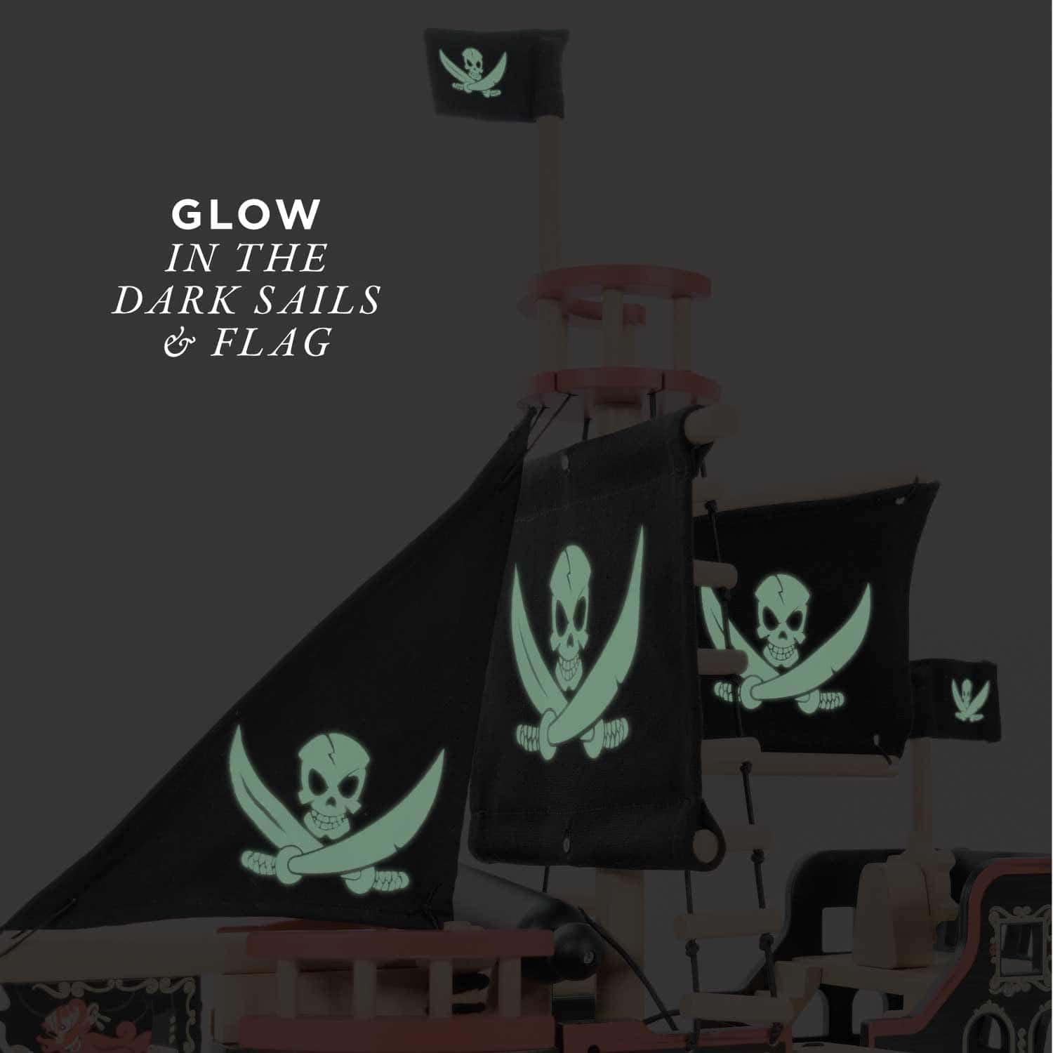 Set de Barco Pirata Barbarossa de Le Toy Van Juguetes - Imagen 7