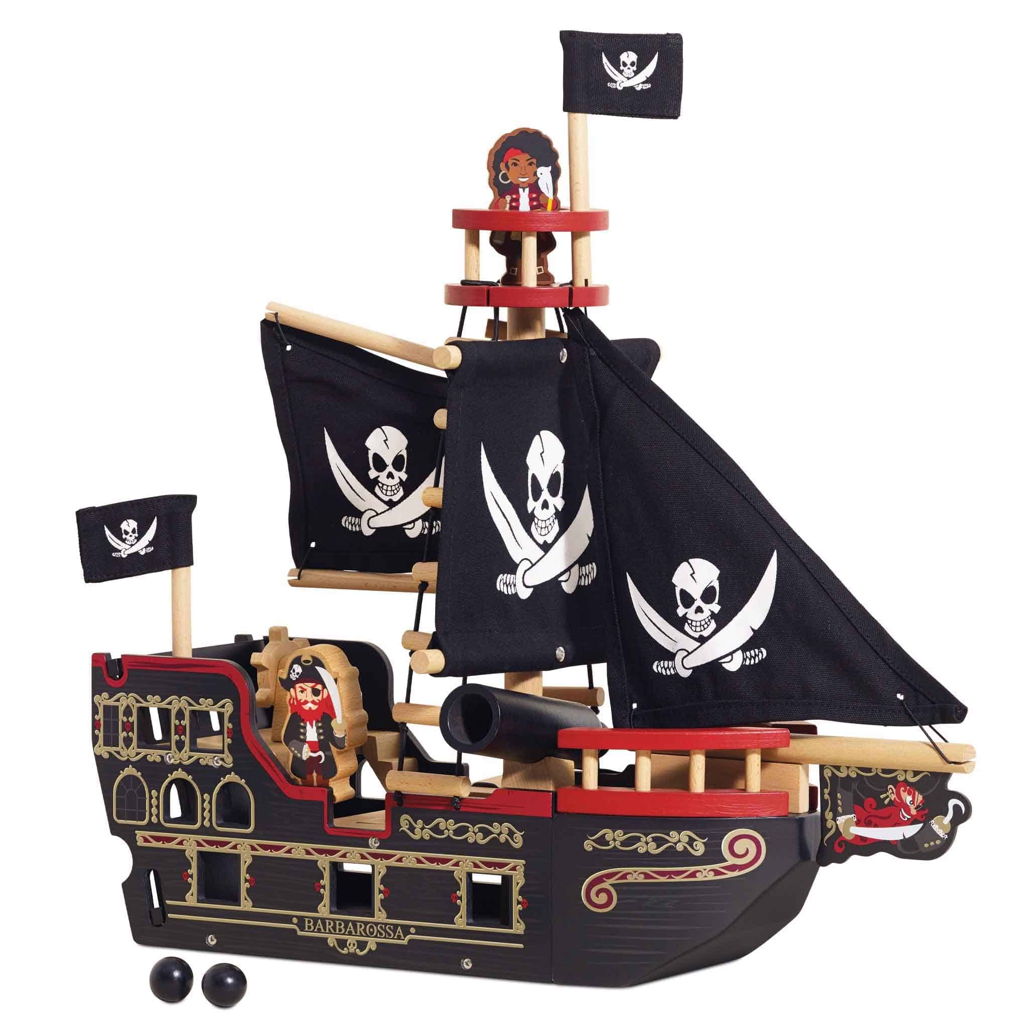 Set de Barco Pirata Barbarossa de Le Toy Van Juguetes