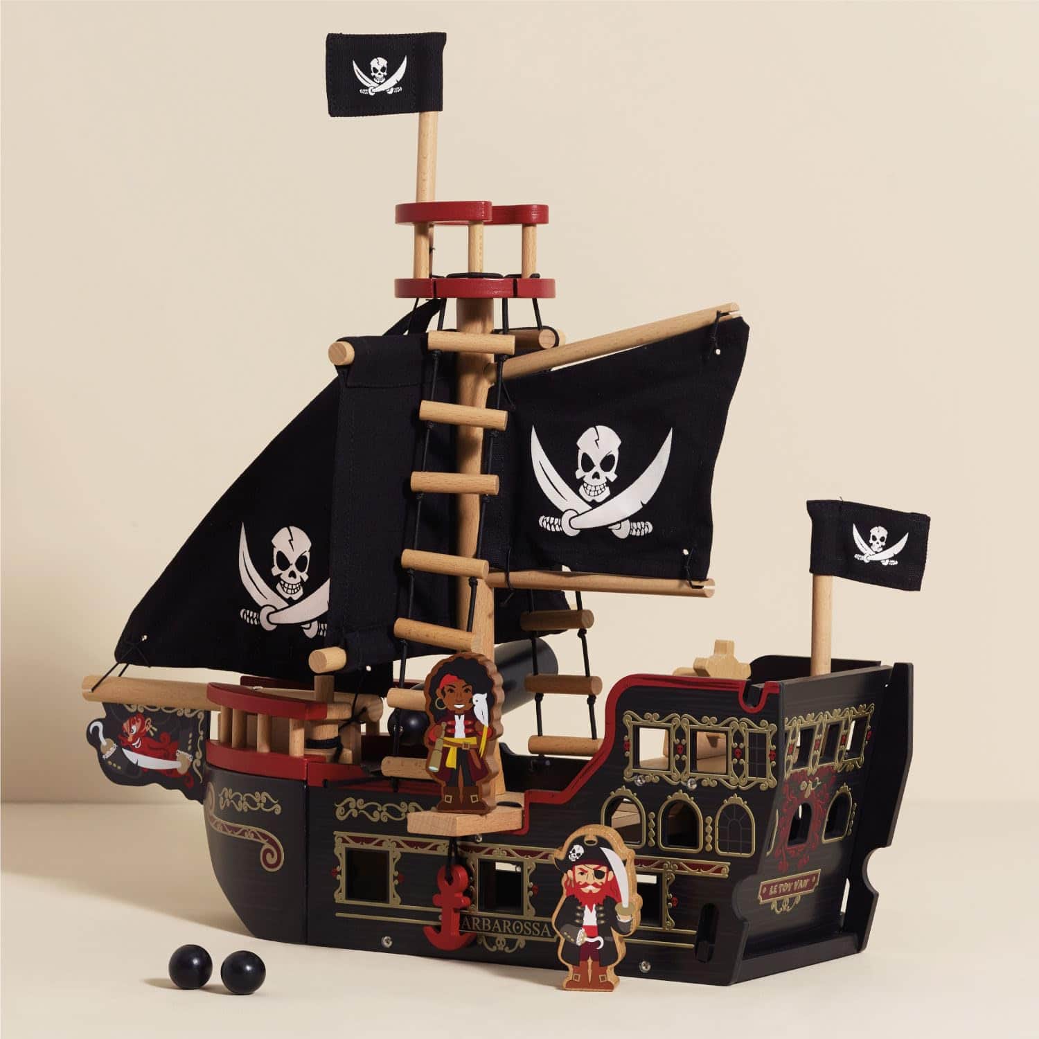 Set de Barco Pirata Barbarossa de Le Toy Van Juguetes - Imagen 3