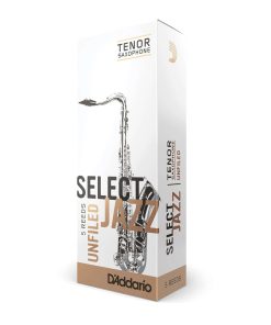 Cañas de saxofón tenor D'Addario Select Jazz, sin filete,
