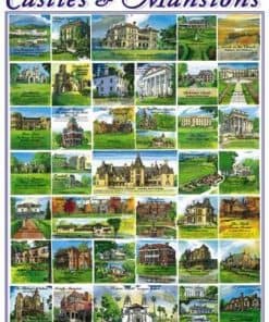 Rompecabezas de 1000 piezas de castillos y mansiones