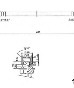 Manguera de Frenos Centric Parts 150.65004
