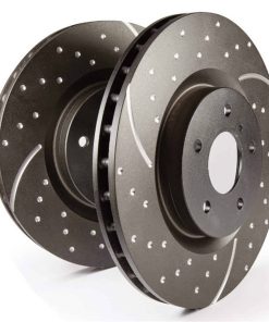 Disco de Rotor Deportivo Ranurado y Perforado de la Serie