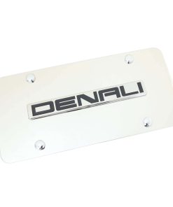 Placa de nombre Denali en cromado