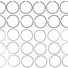Juego de Anillos de Pistón de Motor Mahle 41858CP, OE
