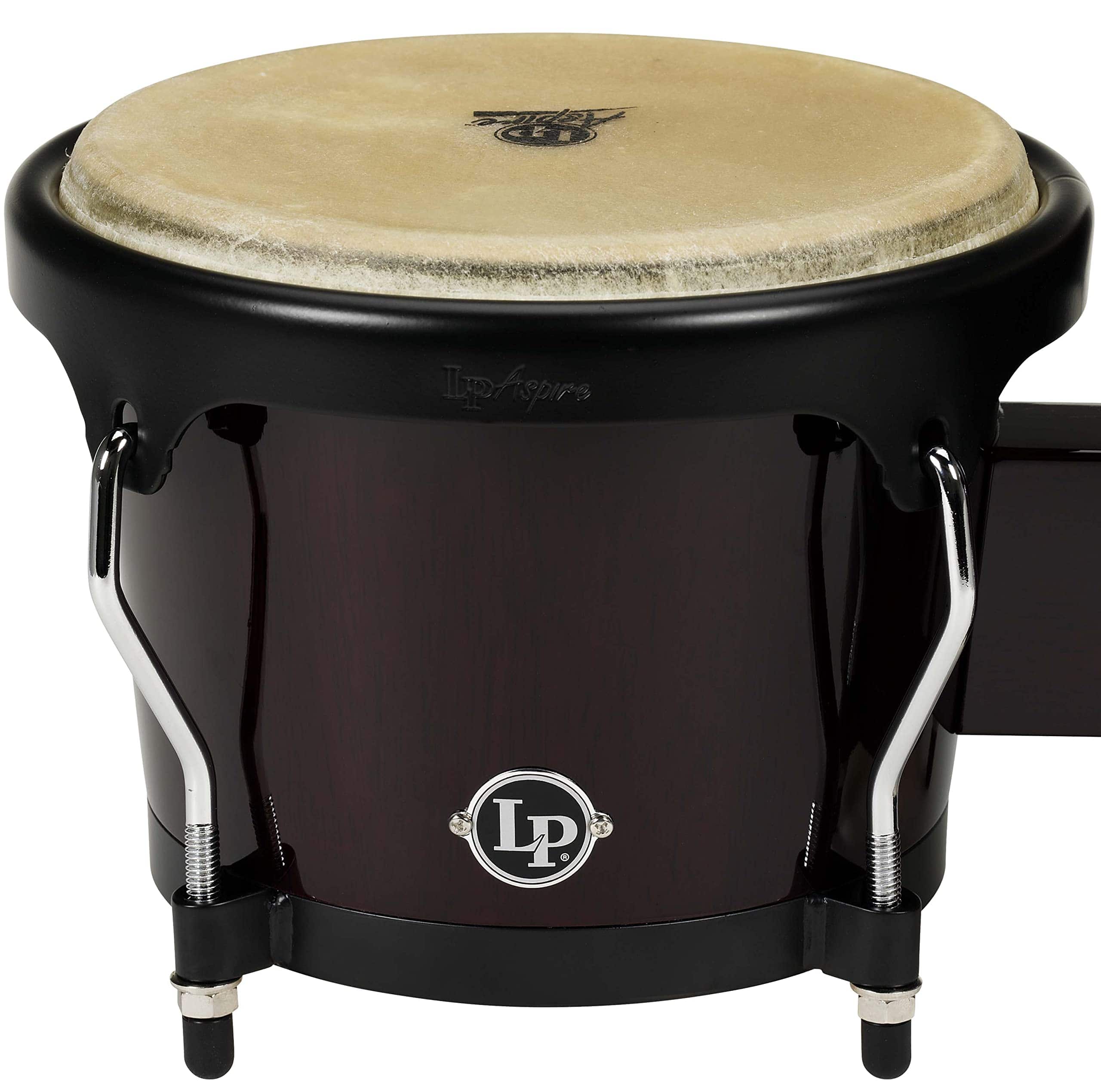Bongos LP LPA601 Aspire Oak con Hardware Negro en Madera - Imagen 5