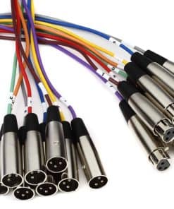 Cable Serpiente XLR Hosa XLR-805 de 8 Canales XLR Hembra a