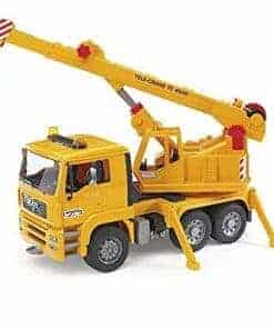 Bruder 02754 Grúa de Hombre, Camión de Juguete a Escala