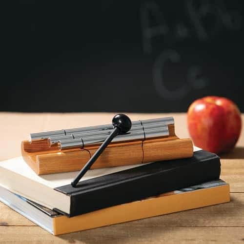 Campanas de Viento Woodstock Zenergy Trio Hand Chime, Plata - Imagen 3