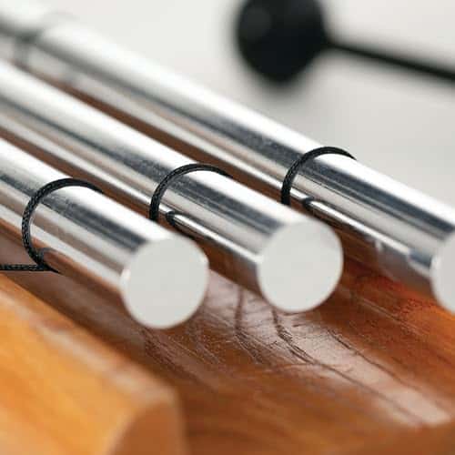 Campanas de Viento Woodstock Zenergy Trio Hand Chime, Plata - Imagen 5