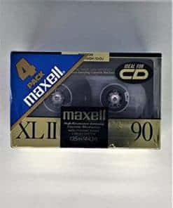 Cinta de Audio de Cassette Maxell(R), 90 Minutos de Alta
