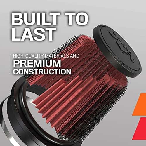 Filtro de aire de admisión universal K&N: Alto rendimiento, - Imagen 6