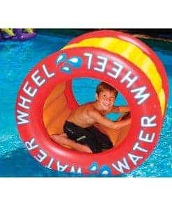 Flotador de Rueda de Agua Swimline, Rojo/Amarillo