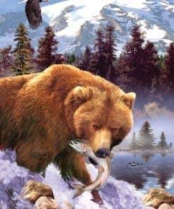 Rompecabezas de 1000 piezas de Oso Grizzly