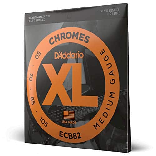 Cuerdas para Bajo D'Addario XL Chromes Flat Wound - ECB82 -