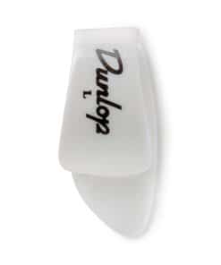 JIM DUNLOP 9013R Plumillas de pulgar de plástico blanco,