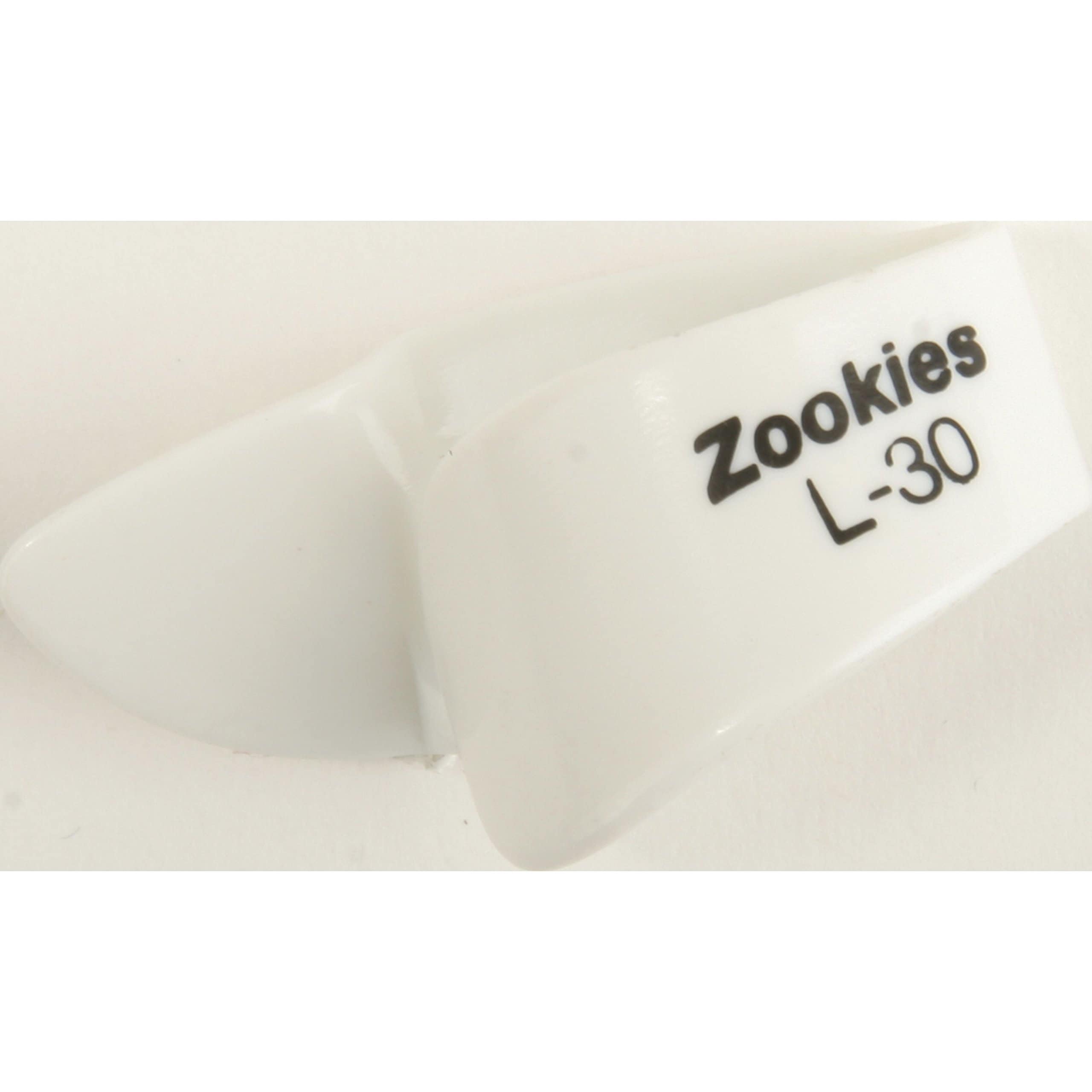 Jim Dunlop Z9003L30 Zookies Puas para Pulgar, Blanco,