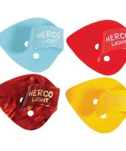 JIM DUNLOP HE111 Púas Planas para Pulgar, Light, 24/Bolsa