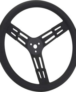 Volante de dirección de acero Longacre 52-56841 de 15