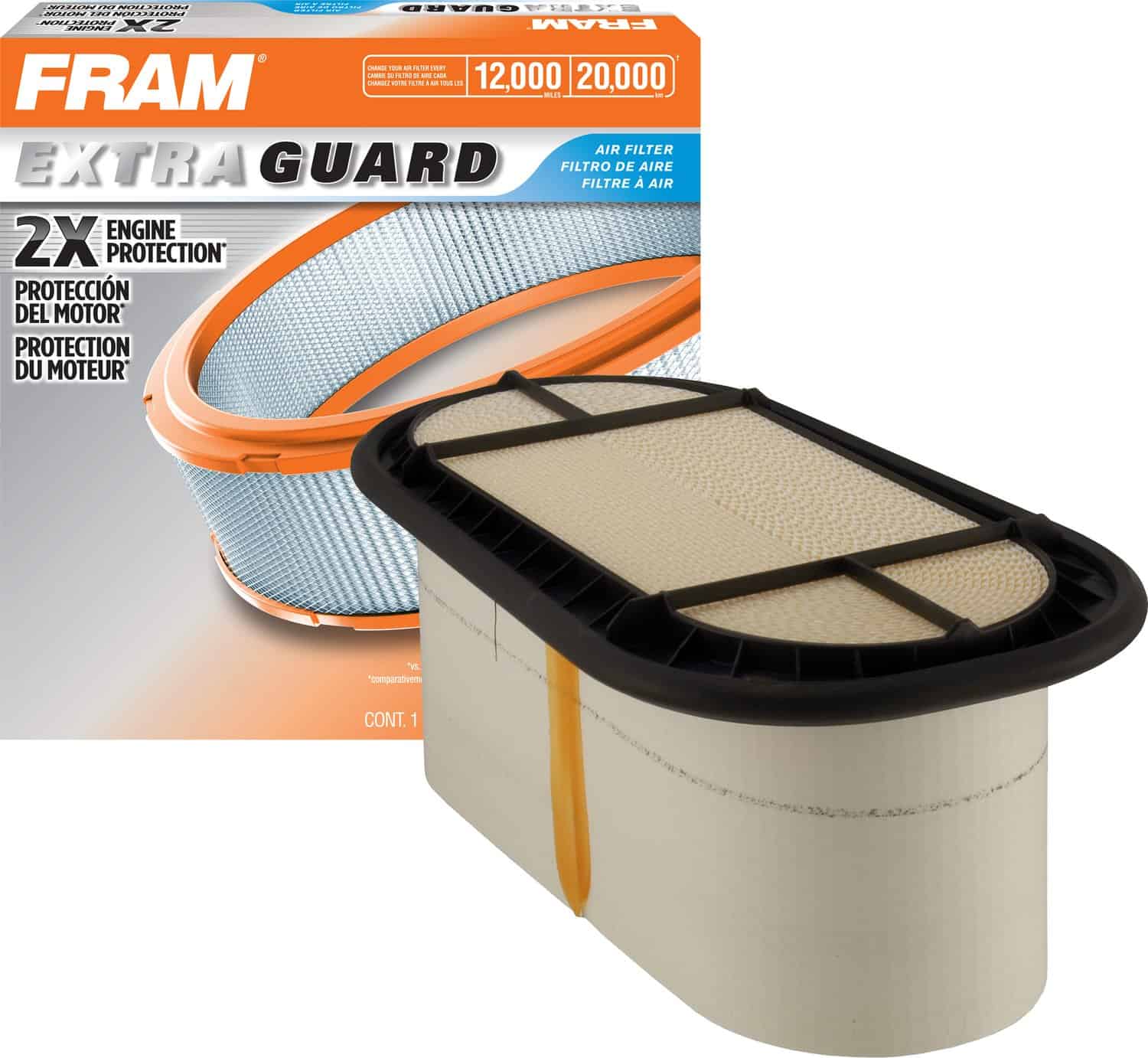 Filtro de aire de motor de FRAM Extra Guard, Repuesto fácil
