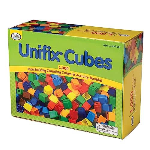 Cubos Didácticos Unifix, Set de 1000