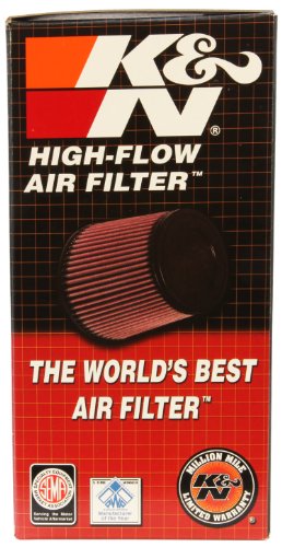 Filtro de aire del motor K&N: Alto -Negro/Rojo - Imagen 10
