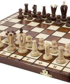 Wegiel Juego de Ajedrez Europeo Royal 36 - Tablero de