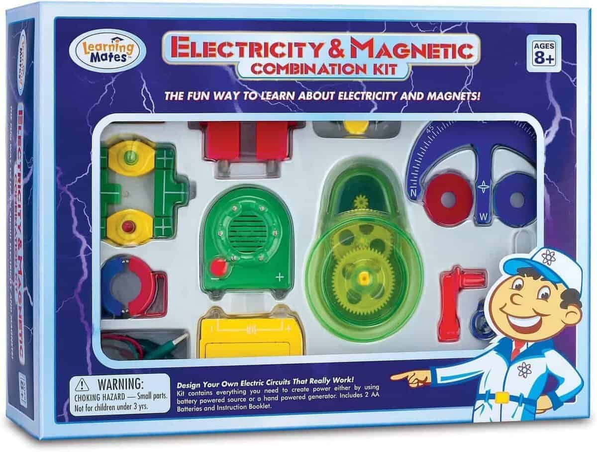 Kit de Combinación de Electricidad y Magnetismo para Niños,