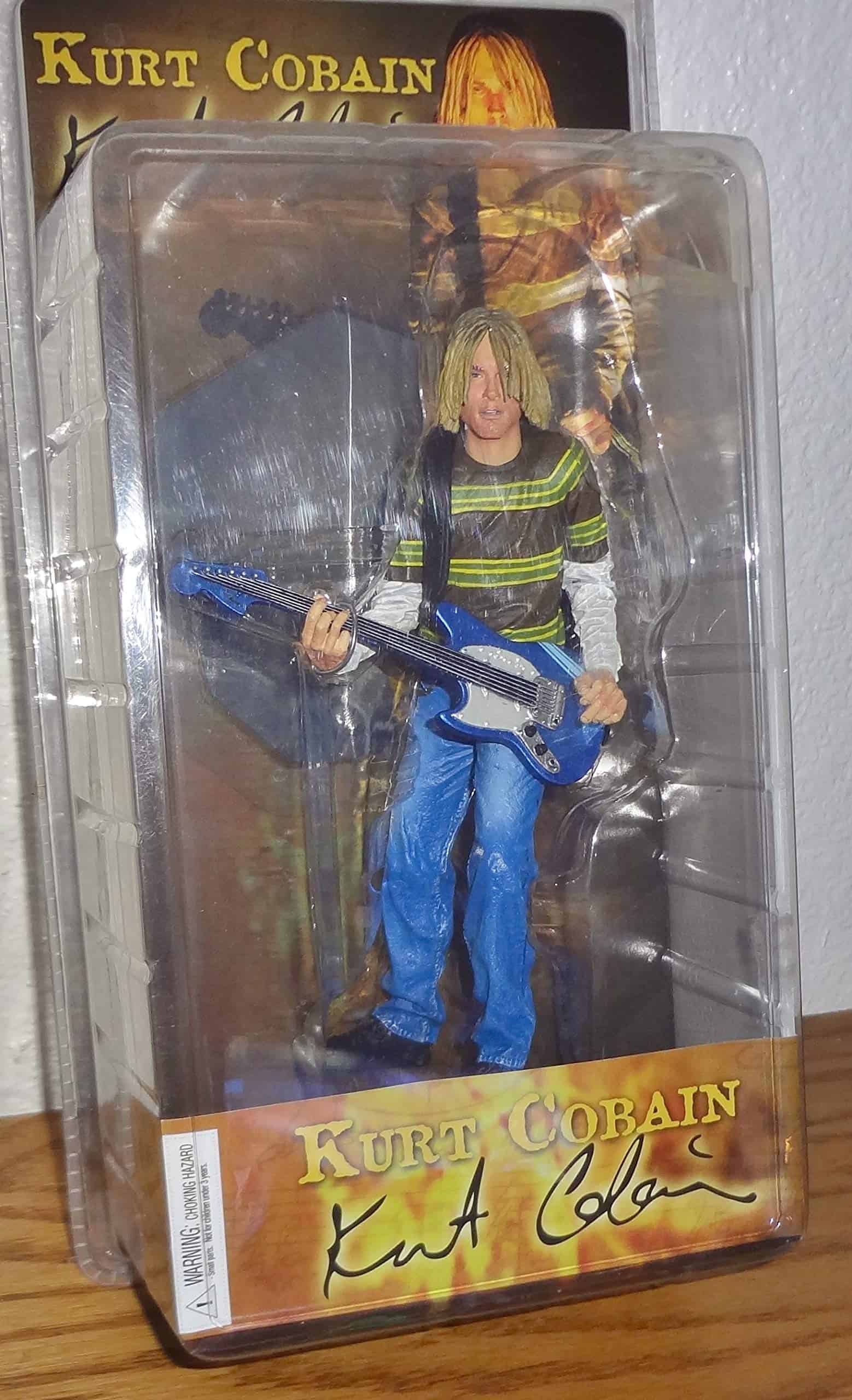 Figura de Acción de 7 pulgadas de Kurt Cobain con Guitarra