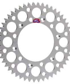 Corona trasera Renthal 37 dientes color plata - Compatible