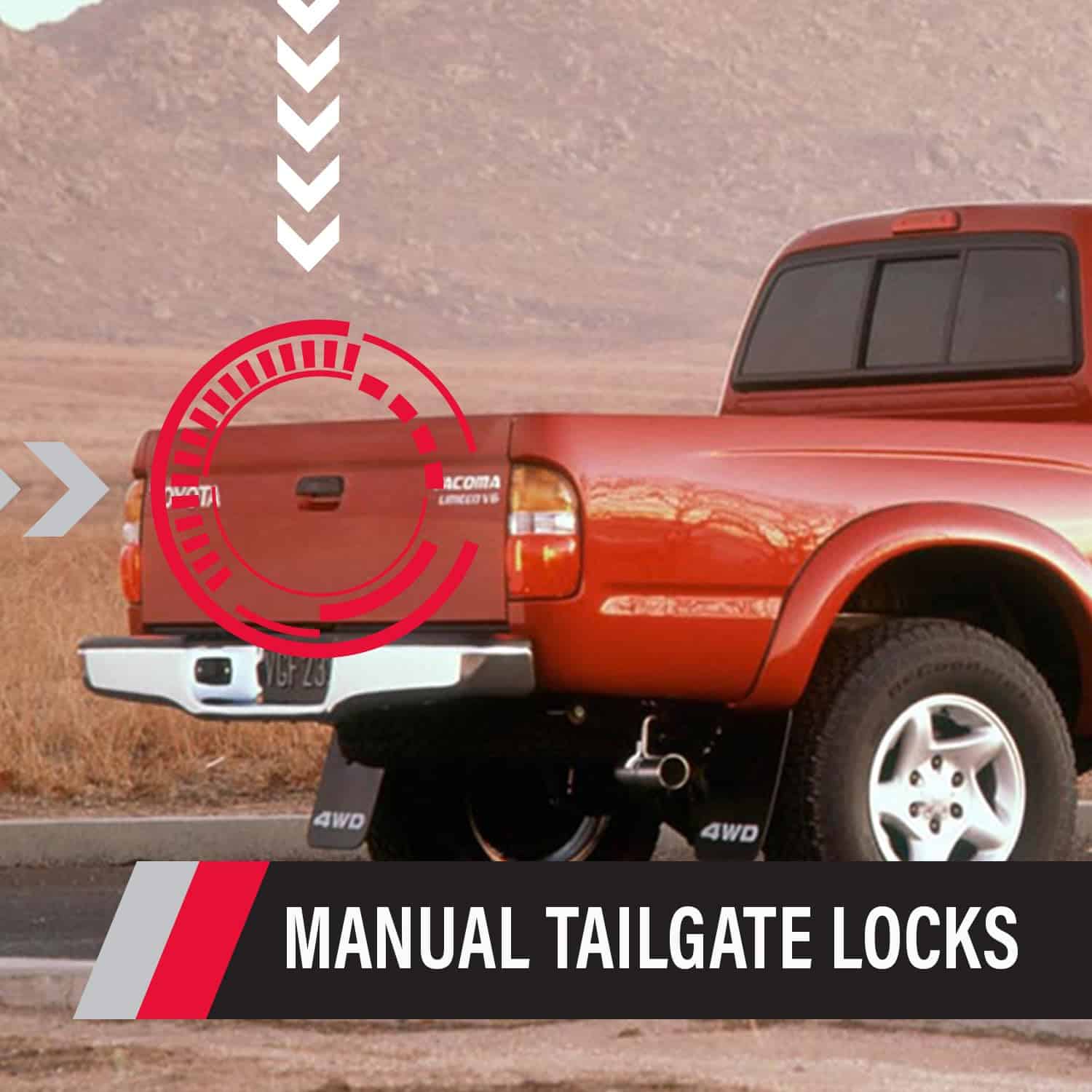 POP & Lock - Cerradura Manual de Portón Trasero para Toyota - Imagen 3