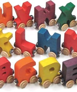 Tren de Alfabeto Brillante A-Z NameTrains - Hecho en EE. UU.