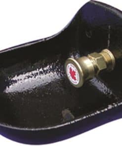 Bebedero para cerdos/hembras reproductoras con botón de