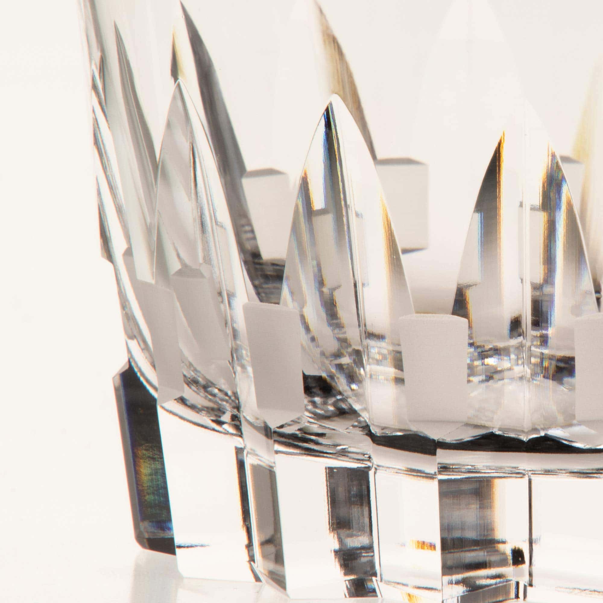 Vaso de roca cuadrado Kagami Crystal T394-312 (importado de - Imagen 3