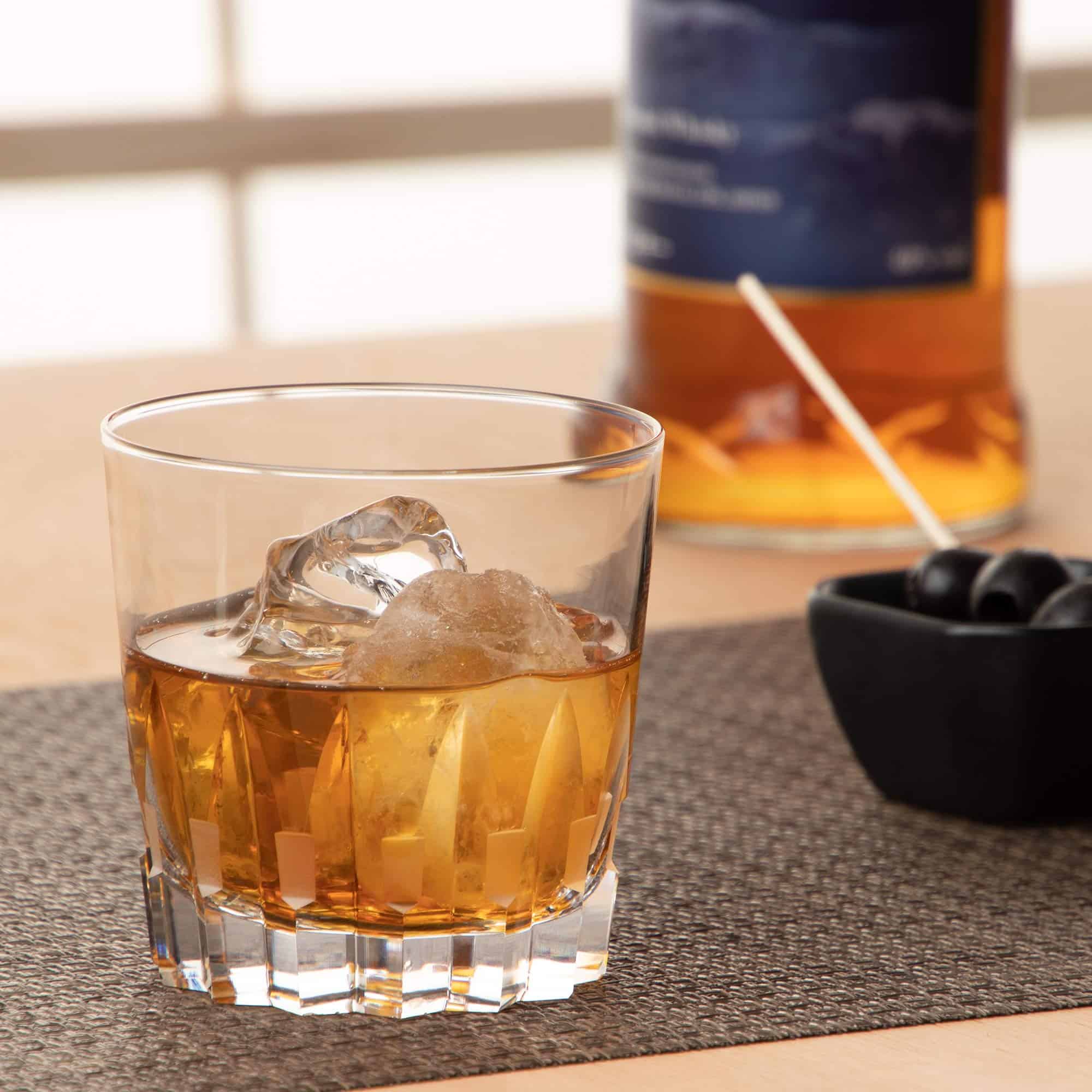 Vaso de roca cuadrado Kagami Crystal T394-312 (importado de - Imagen 6