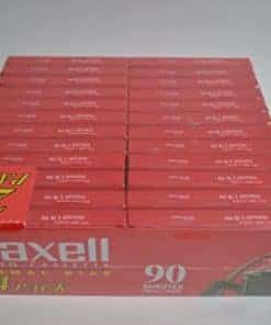 Paquete de 24 cassettes de audio Maxell UR 90