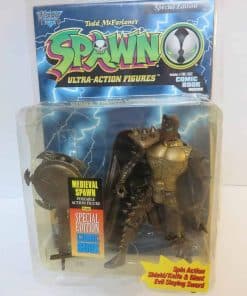 Figura de acción medieval de oro Spawn - Edición Especial