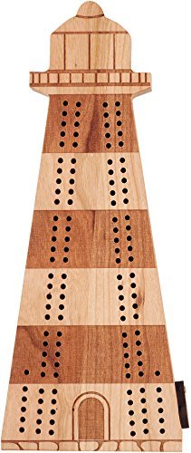 Tablero de Cribbage con Forma de Faro - Hecho en EE.UU.