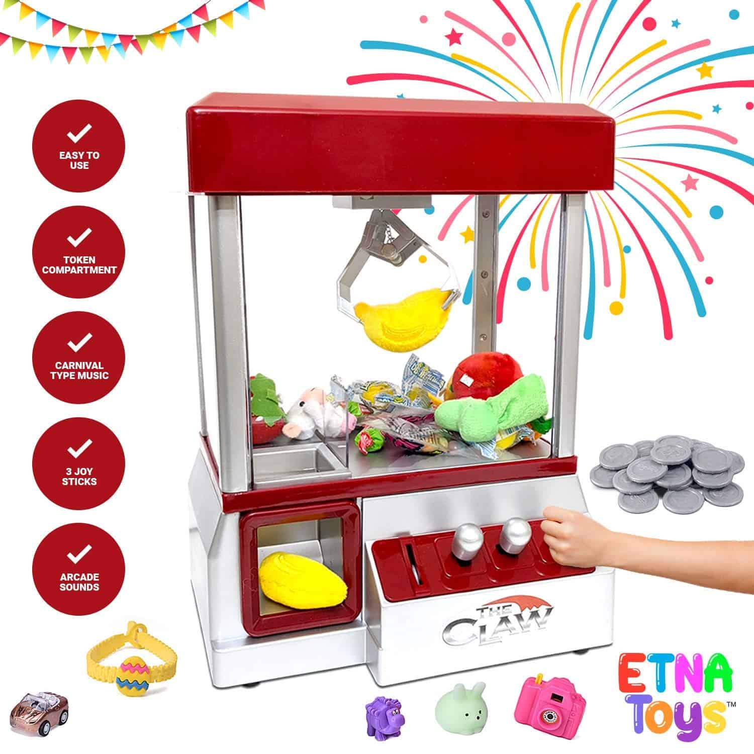 Máquina de Garra Electrónica Etna Mini Dispensador de - Imagen 8