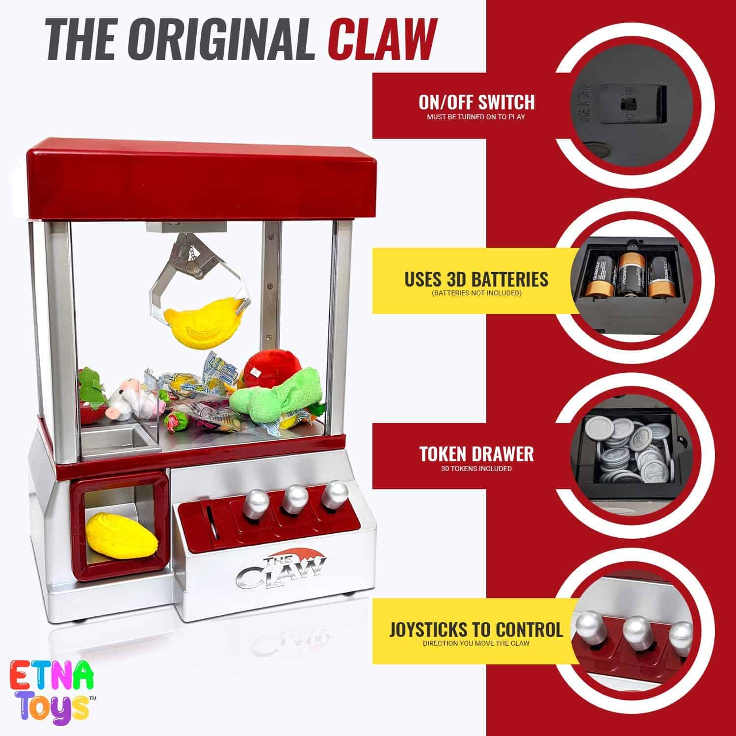 Máquina de Garra Electrónica Etna Mini Dispensador de - Imagen 3
